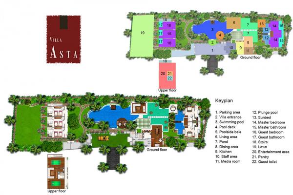 Villa asta - floor plan
