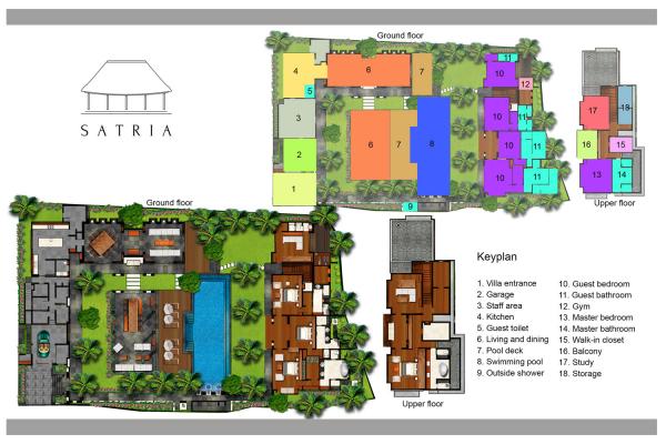 Villa Satria floor plan